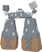 Stonjourner shiny 3D sprite