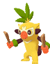 Thwackey shiny 3D sprite
